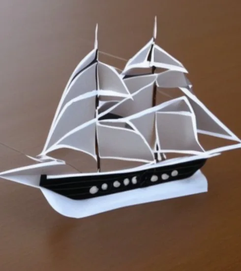 Jak zrobić statek z kawałka papieru