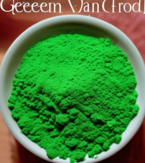 Jak zrobić zielony barwnik spożywczy